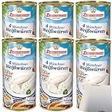 Zimmermann Münchner Weißwürste 6er Pack (6x530g Dose) +...